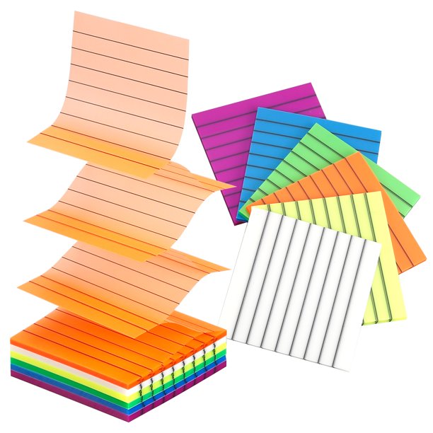 Transparent Sticky Notes 300S-MLined-3X3